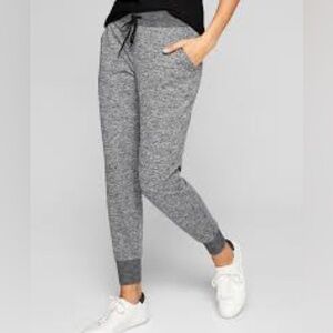 Athleta Womens Flux Soft Stretch Jogger 2.0 Sweatpant Gray Athletic Gym Workout
